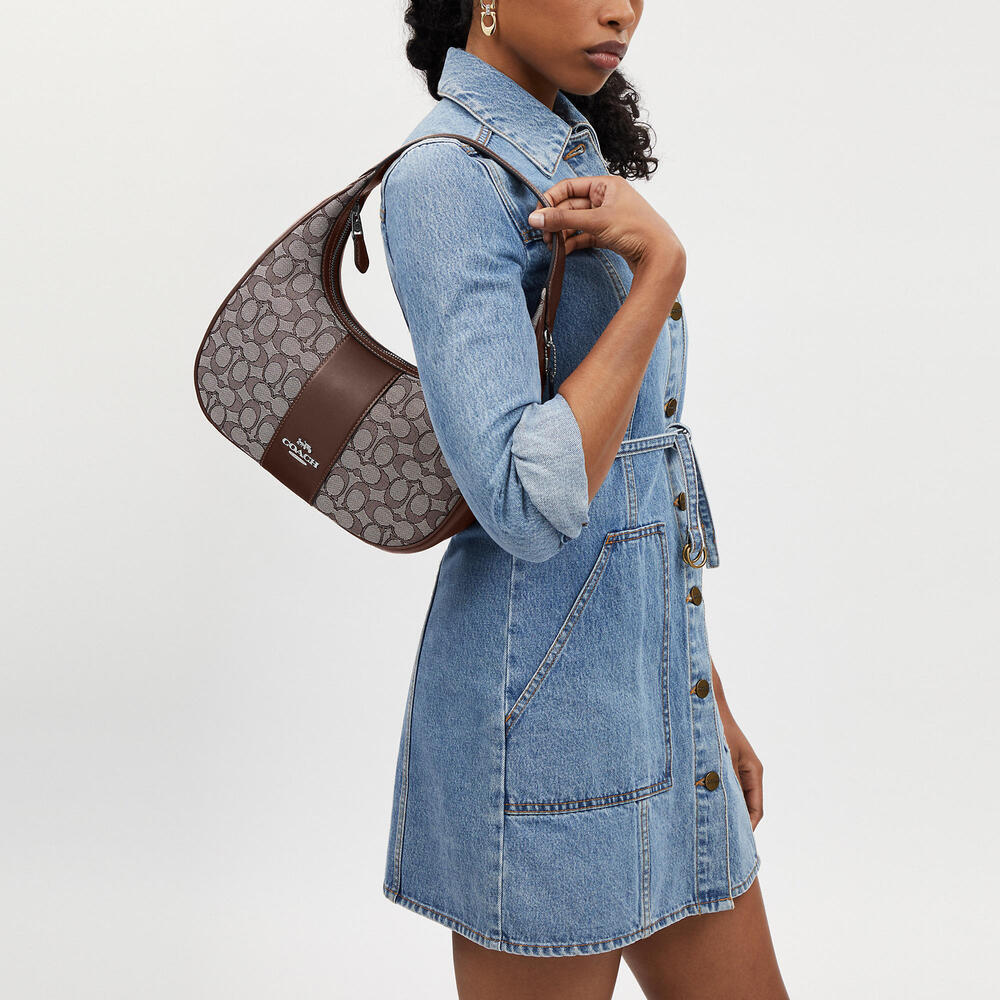 Carmen Shoulder Bag In Signature Jacquard